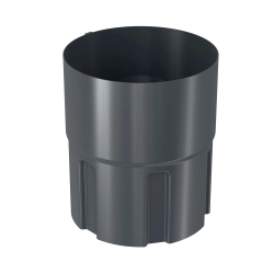 BRYZA STAL Złączka rury spustowej 100 mm - ANTRACYT - RAL 7016